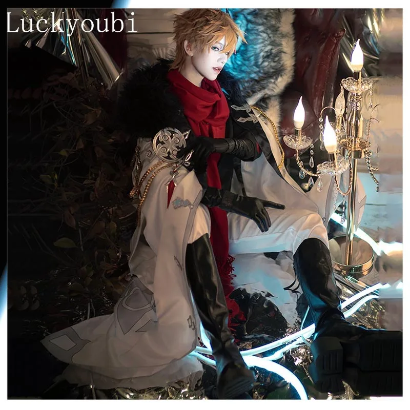 

Fatui Tartaglia Cosplay Costume Game Genshin Impact Cloak Genshin Impact Cosplay Suit Full Set Costume