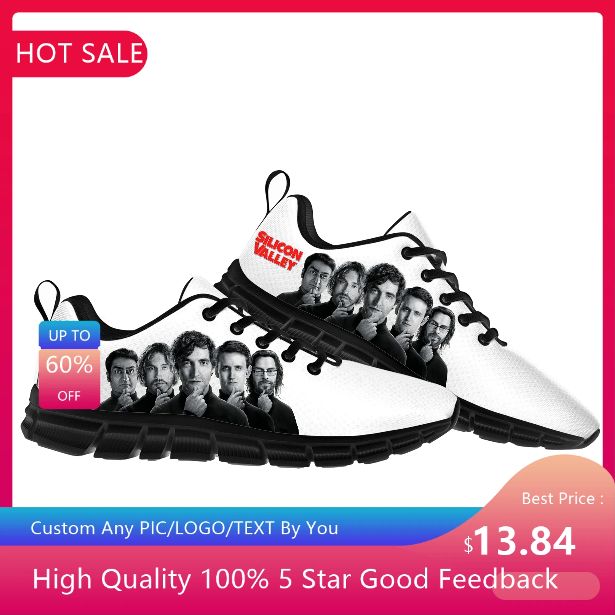 

Кроссовки Silicon Valley TV series, спортивная обувь для мужчин, женщин, подростков, детей, повседневные, промежуточные, пара