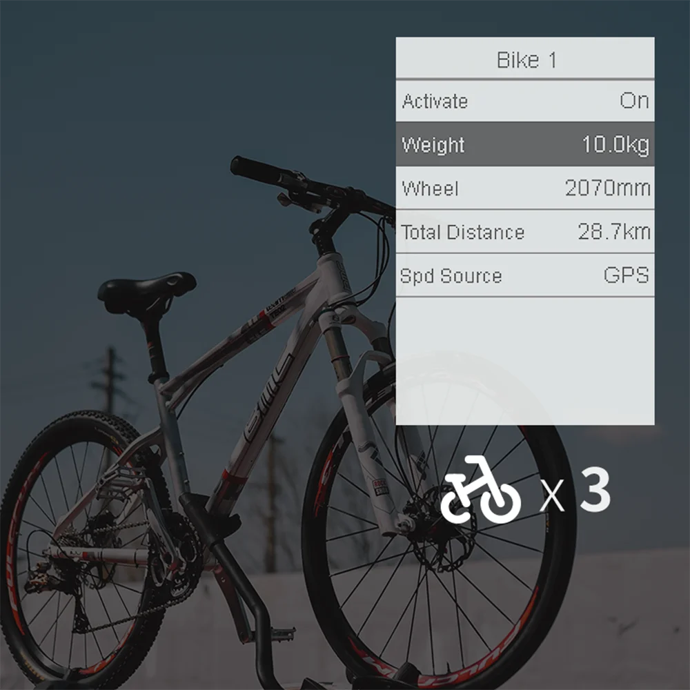 COOSPO BC200 Drahtloser Fahrradcomputer GPS-Fahrradtacho Radfahren Kilometerzähler 2,6 Zoll Bluetooth5.0 ANT+ APP Sync Slope Höhe – Detail 7