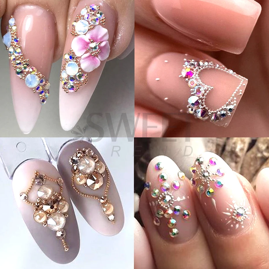 1pc Dual Ended Nail Dotting Pen Crystal Beads Handle Rhinestone Studs Picker Wax Pencil Gel UV Brush Manicure Nail Art Tools 6