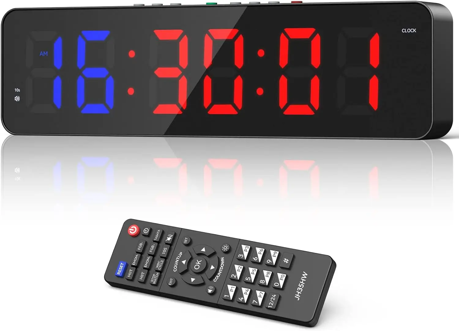 Digital Stopwatch LED Gym Timer Workout Colck Count Down/Up 11.5