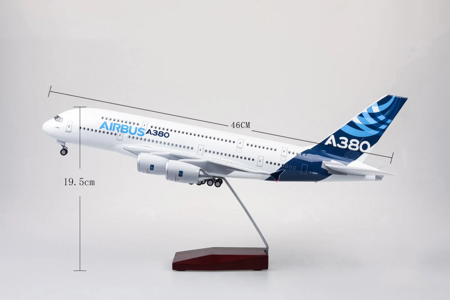 1/160 Scale 50.5cm Aircraft Models Airbus 380 A380 Prototype