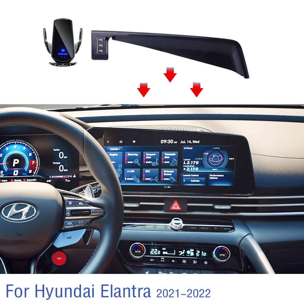 Écran GPS 10.25 Pouces Pour Hyundai Elantra 2021-2022 - Neuf, écran IPS