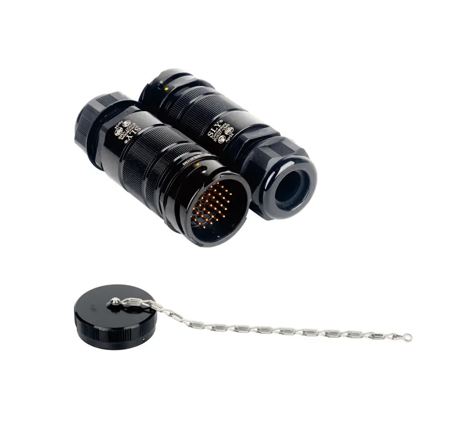 Stage Audio Video Multipin Male Signal Connector 37 Pin with Protective Cover