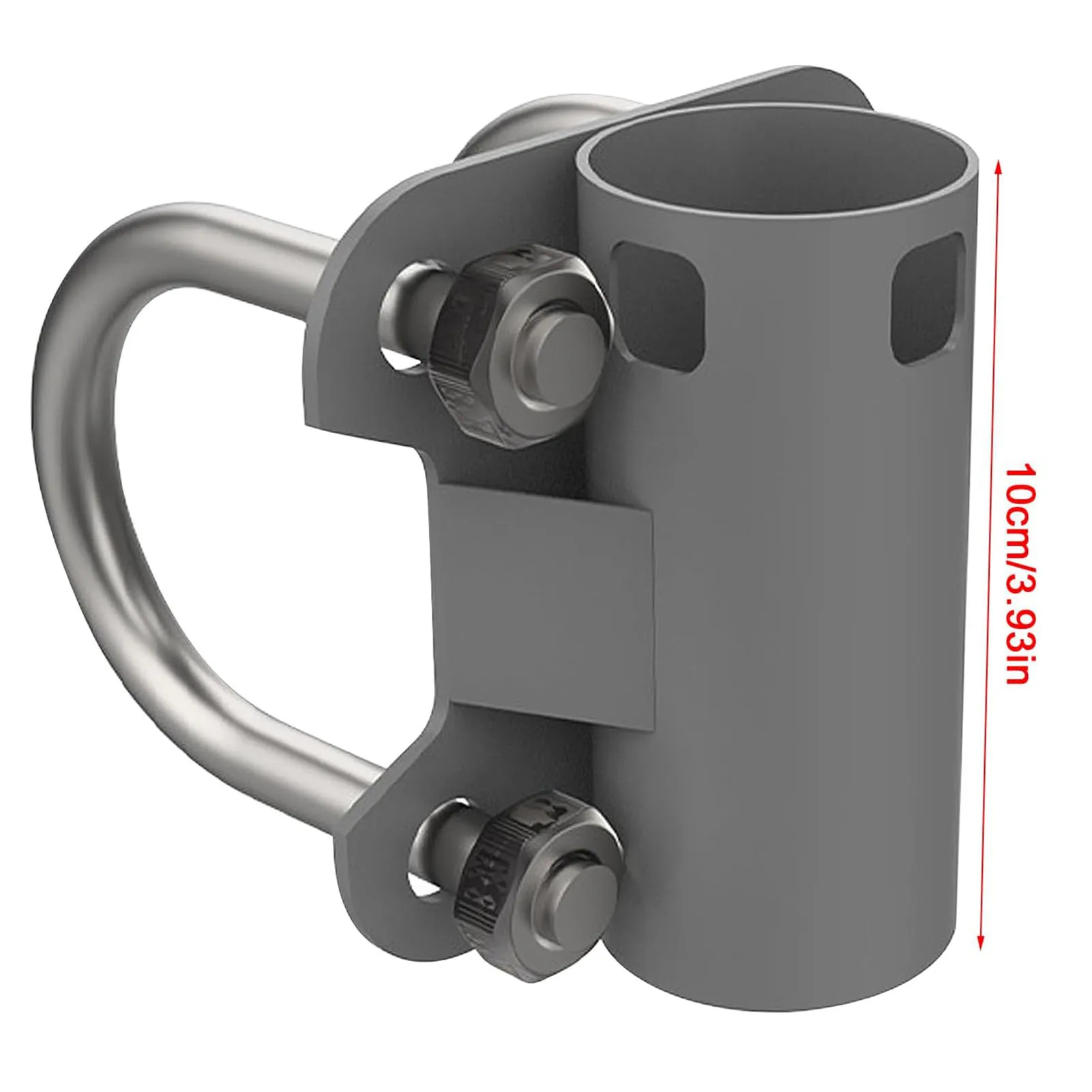 Aerial Mast Pipe Bracket Stainless Steel 30mm-50mm Adjustable U Shape Antenna Mounting Bracket Pole to Pipe Adapter For Starlink