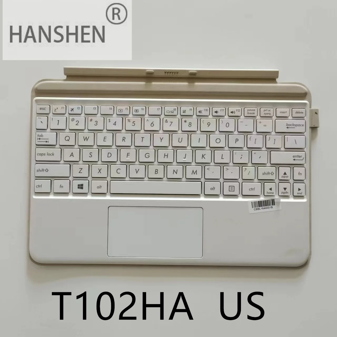 

HANSHEN US Computer External Keyboard Ror Asus T102H T102HA T102 Magnetic Tablet 2-in-1 Base Palm Rest