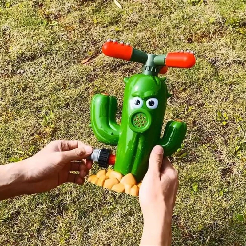 Cactus Sprinkler Waterpark Outdoor for Kid Garden Irrigation Water Toy