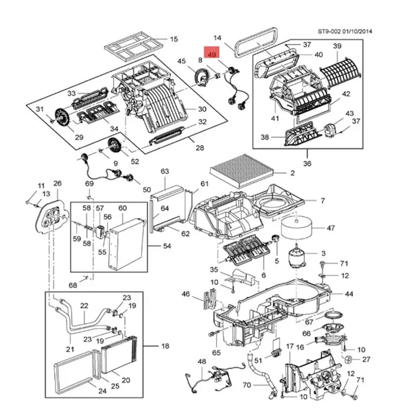 NEW-2Pcs 95476706 95476707 Trax Sonic Aveo 2012-2021 용 온도 제어 케이블 에어 A/C 히터 제어 케이블