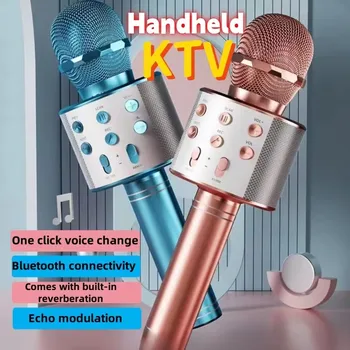 Wireless Karaoke Microphone with USB Speaker 1