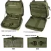 Tactical Admin Pouch of Double Layer Design, Molle EDC EMT Utility Pouches ,Sleeve Modular Tool Pouch Large Capacity 5