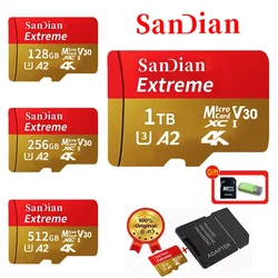 Original Mini SD card 128GB Memory Card  256GB 512GB 1TB TF Card  for phone Cameras MP3/MP4 Player High Speed Flash Memory Cards