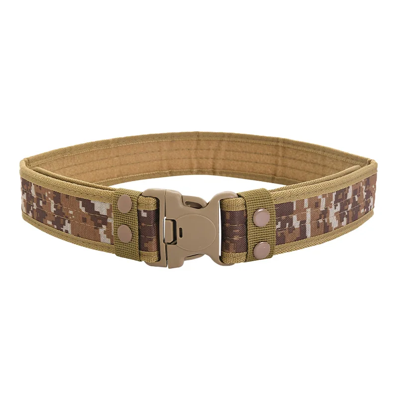 kwinfei Cintura Tattica Uomo in Nylon 3,8 cm x 130 cm con Fibbia a Sgancio Rapido, Cinturone Tattico Militare Regolabile, Cintura Elastica Uomo per Lavoro, Caccia, Trekking, Attività Outdoor e Sport
