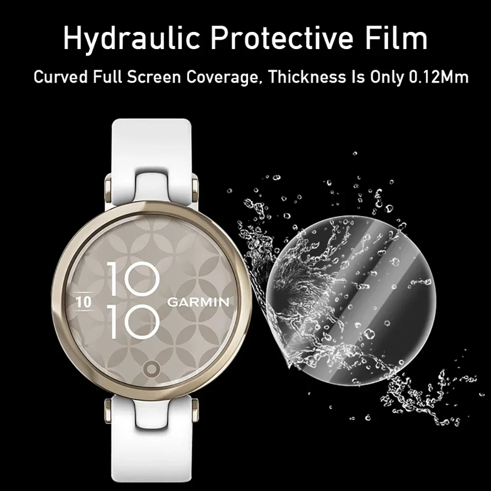 Soft Hydrogel Protective Film for Women's Fitness Smartwatch - Full Coverage Screen Protector