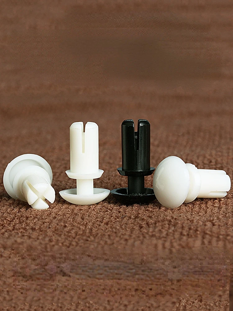 

Plastic rivet press type nylon R type sub master fastener PC board plastic fixing fastener expansion fastener black r type R3R4