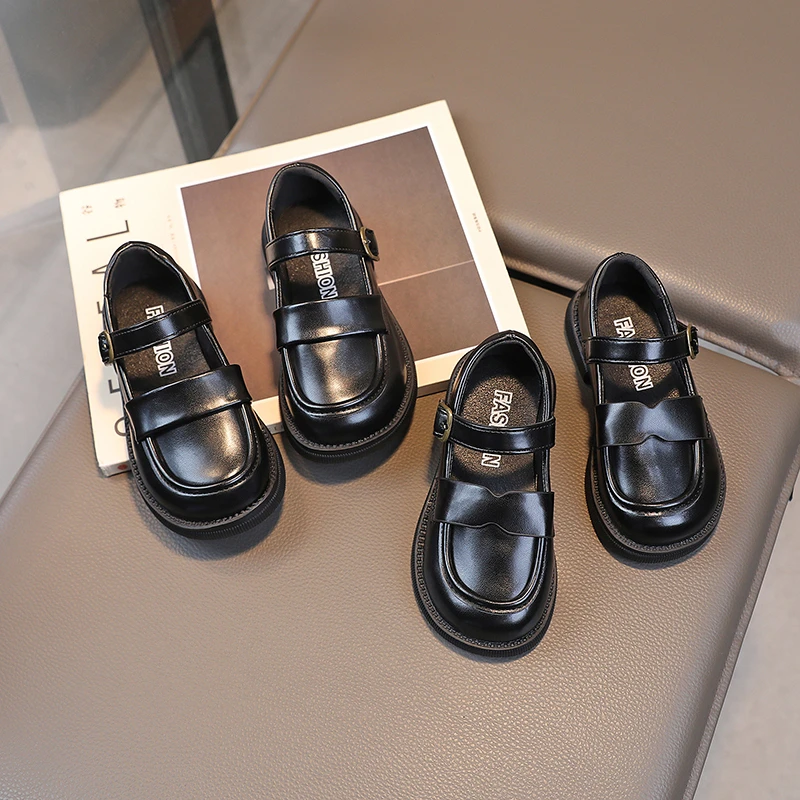 Girls Soft Sole Classic School Shoes