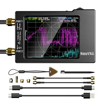 New NanoVNA-H Vector Network Antenna Analyzer 2.8" Display 10KHz-1.5GHz MF HF VHF UHF SWR With SD Card Slot Digital Nano Tester