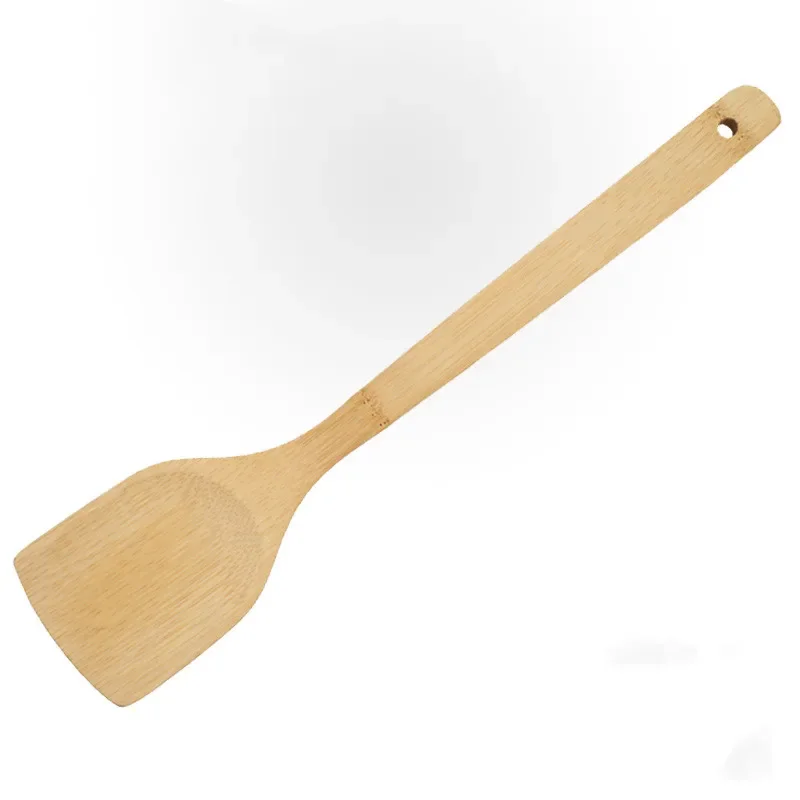Bamboo Wooden Spatula Non-Stick Kitchenware Wok Heat-Resistant Kitchen Utensils Household Cooking Shovel Long Handle kitchen utensils