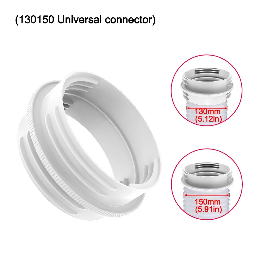 Universal Exhaust Hose Adapter for Air Conditioners - Round/Square Shaped Duct Connector
