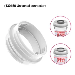 Universal Exhaust Hose Adapter for Air Conditioners - Round/Square Shaped Duct Connector (09)