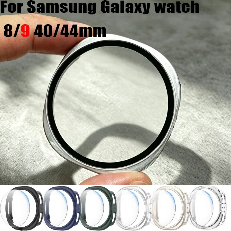 Premium Tempered Glass + PC Protective Bumper Case for Smartwatch - Full Coverage, Durable Guard