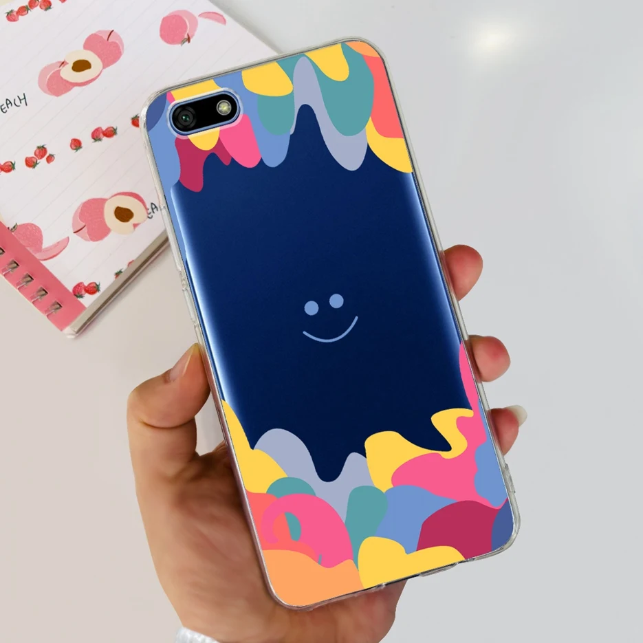 Luxury Painted Clear Silicone Soft Phone Case - Decorative Back Cover