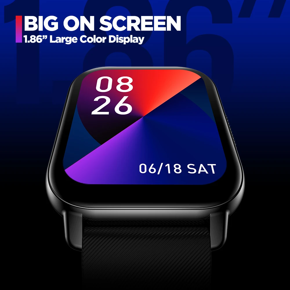 [In Stock] Zeblaze Btalk Smart Watch 1.86 Inch Large Color Display Voice Calling Health and Fitness Smartwatch For Men