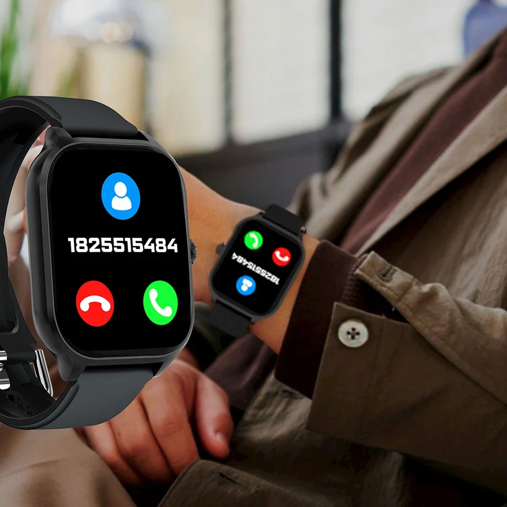 NEW 2.01'' Smartwatch Fitness Tracker Clock Sports Smartband Blood Pressure Monitor Smart Watches for Men Women IOS Android 2026