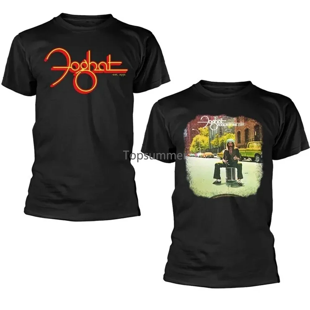 

Retro Foghat Band 2 Sides Black T-Shirt Unisex All Sizes S To 5Xl 1Pt1000