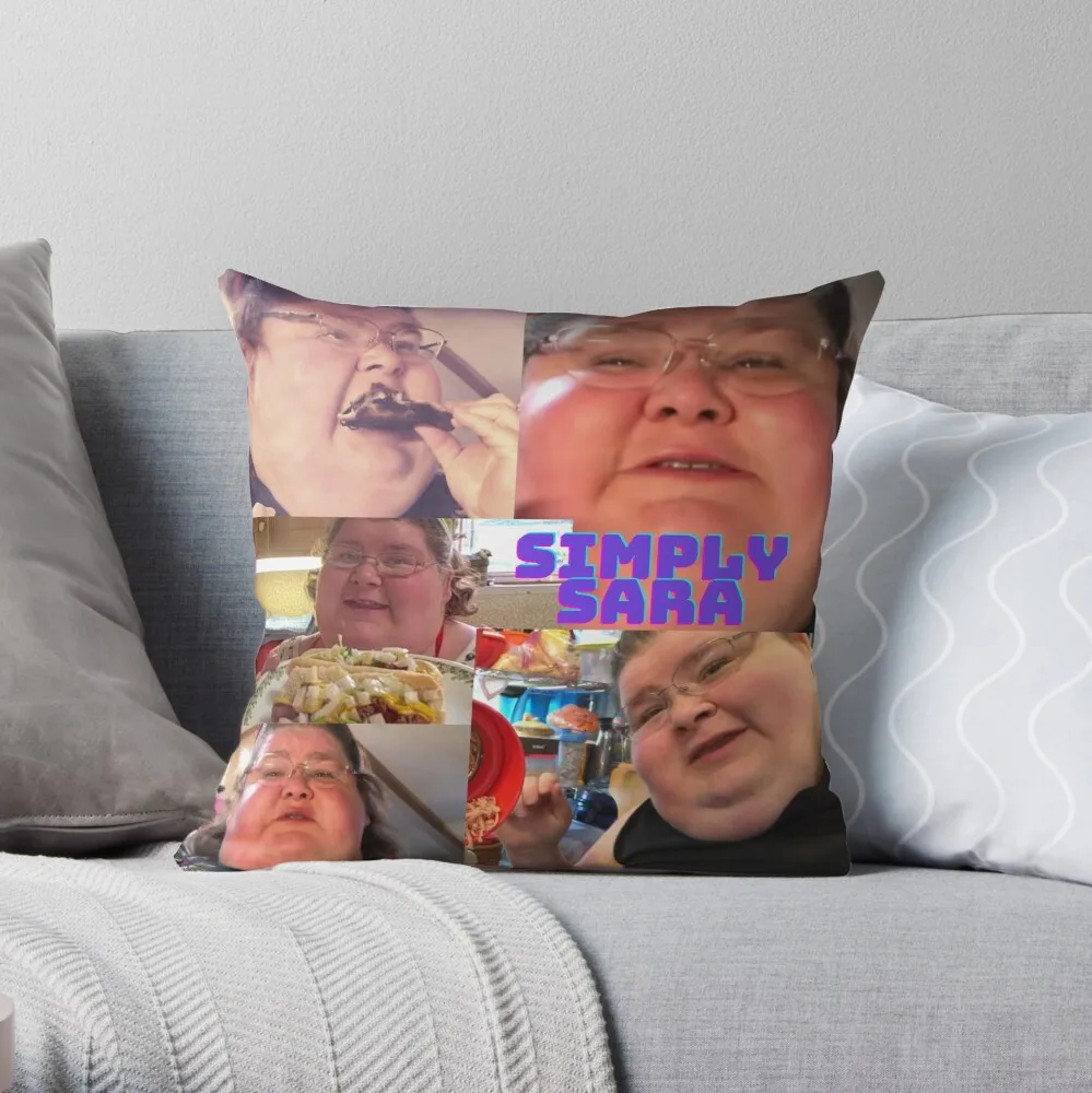 

Simply Sara Collage Throw Pillow ornamental pillow sofa covers