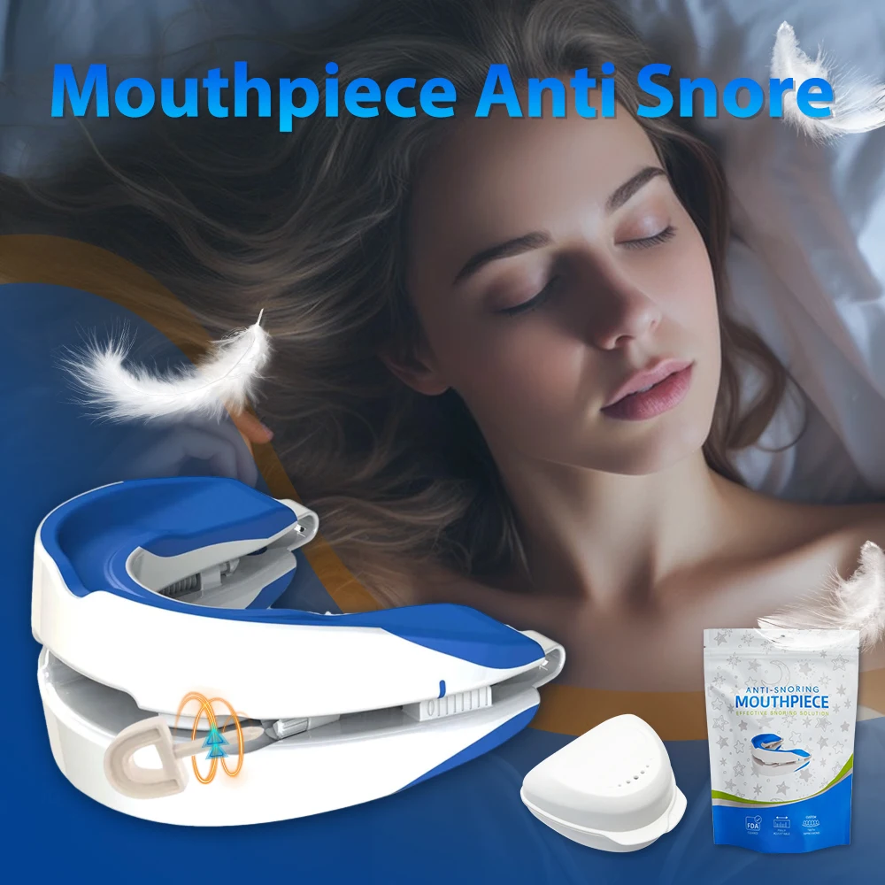 

Silicone Anti Snoring Bruxism Mouth Guard Snoring Prevention Sleeping Aids Apnea Guard Teeth Device Mouthpiece Anti Snore Stop