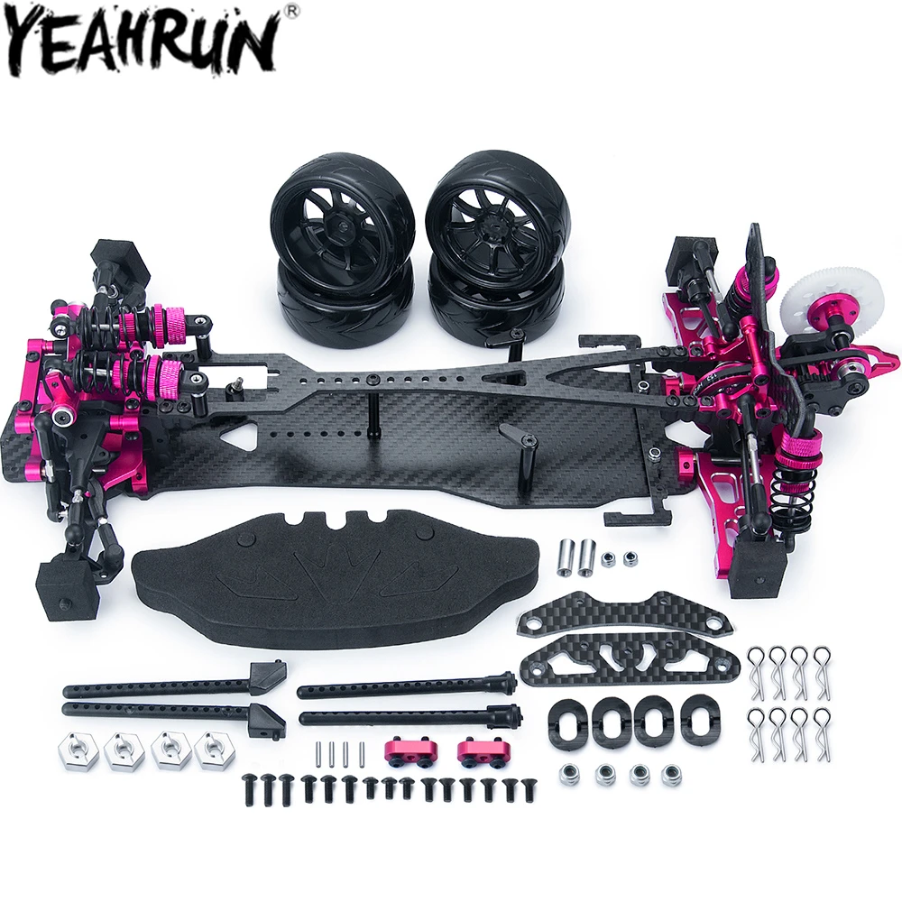 Rwd Drift Chassis Kit Sakura D5 Carbon Fiber Remodel Belt Drive