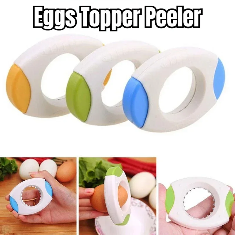 Egg Scissors Eggs Opener Tools New Cute Boiled Egg Shell Topper Cutter Opener Cup Tools Kitchen Essential Kictken