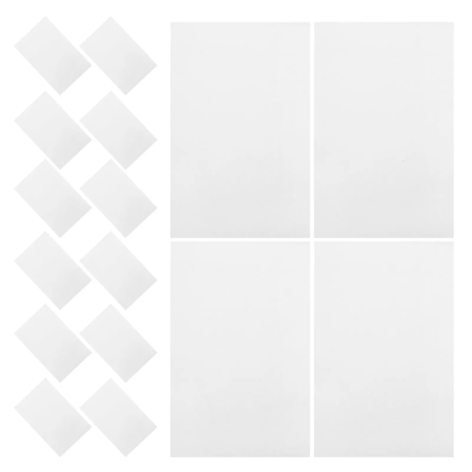 30Pcs 신선한 꽃 보습 종이 꽃 꽃다발 포장 시트 11.8x7.3 물 흡수성 면 줄기 포장 수분 공급 꽃