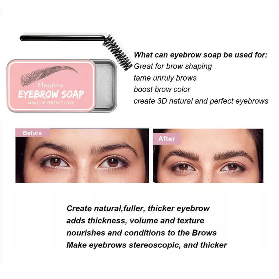 Transparent Eyebrow Wax Waterproof Durable Three Dimensional Natural Not Easy To Remove Makeup 6