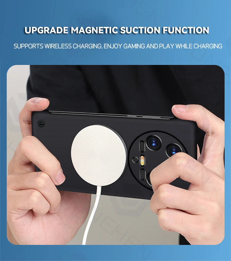 Ultra Thin Magnetic Frameless Matte PC Case - Ultra Durable Protection