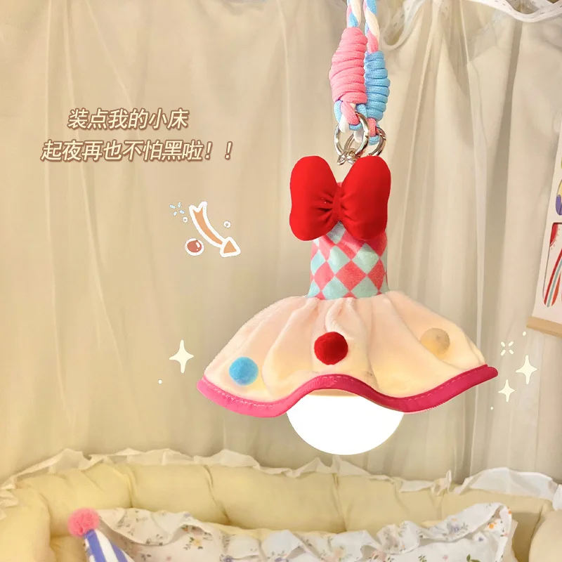 야간 조명 침실 머리맡 분위기 조명 충전식 전구 기숙사 침실 장식 매달려 잠자는 샹들리에 선물
