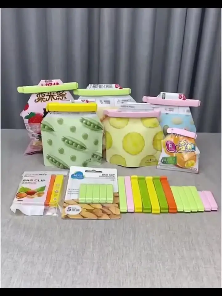 10pcs Food Snack Storage Seal Sealing Freezer And Fridge Bag Clips - View #4