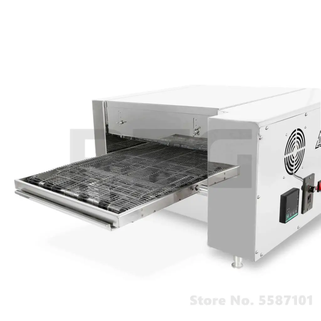Electric Conveyor Pizza Oven Pizza Bread Maker Machine With Digital Timer Control Pizza Baking Oven Machine 6