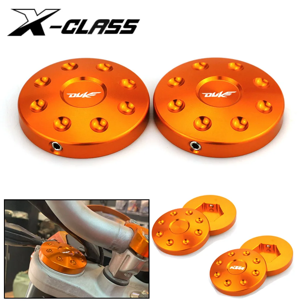 Duke Motorcycle Front Fork Cover Suspension Top Cap Cnc Aluminum