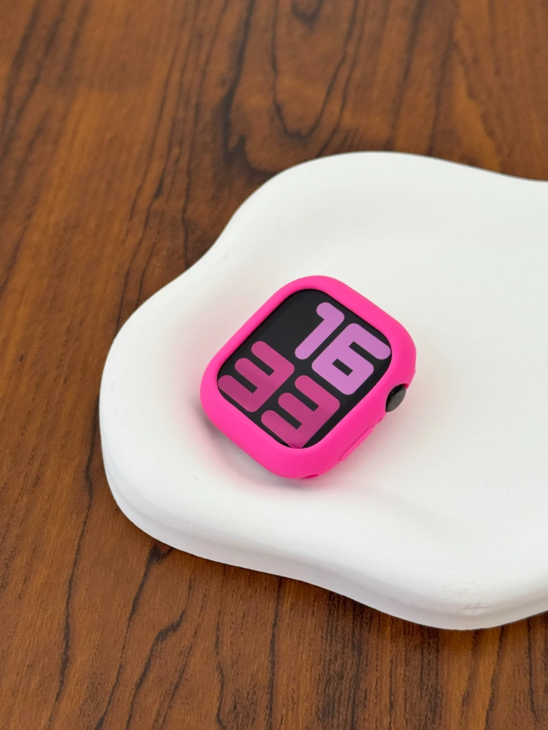 4-Piece Silicone Protective Bumper Cover for Apple Watch Accessories