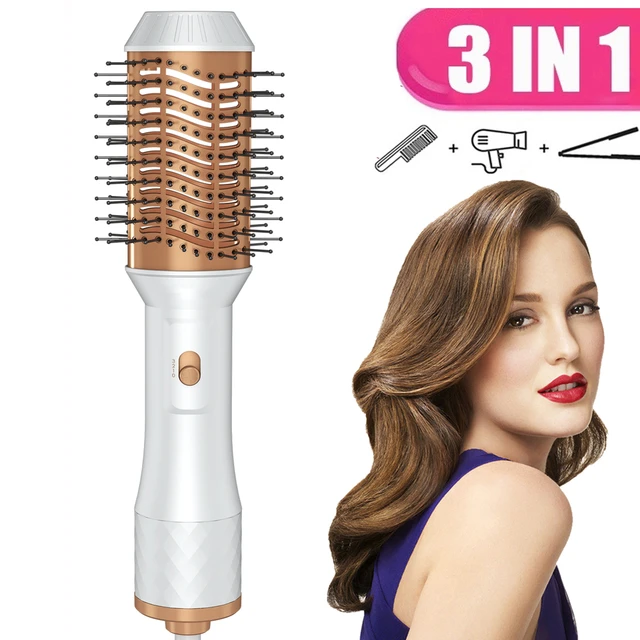 2022 Hot Air Brush 3 In 1 One Step Hair Dryer and Volumizer Hair  Straightener Electric Blow Dryer Hot Comb Hair Styler Hairdryer - AliExpress