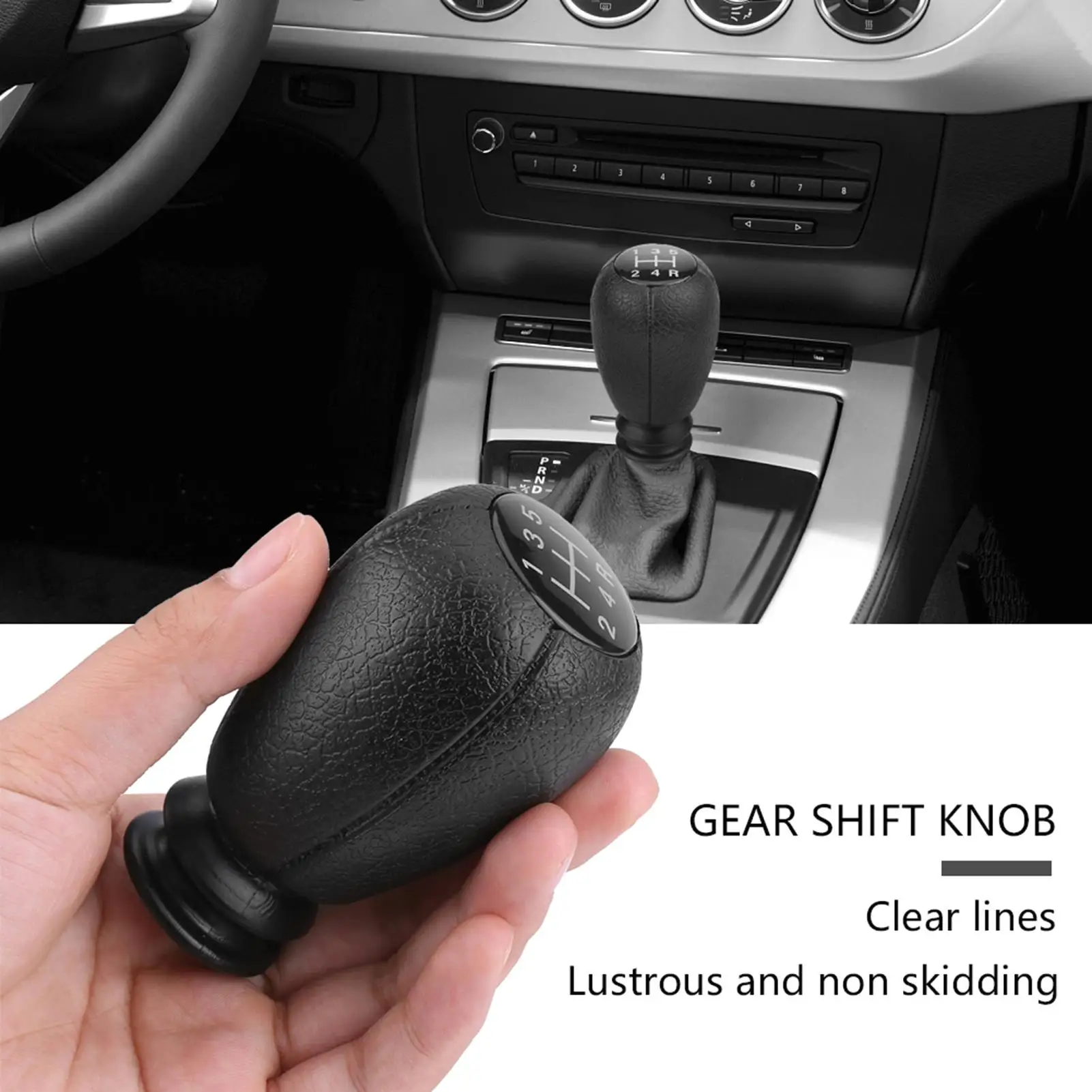 5 Speed Gear Shift Lever Knob for Peugeot 207/Citroen Saxo Xsara Xantia C2 C4/Partner C3 Picasso