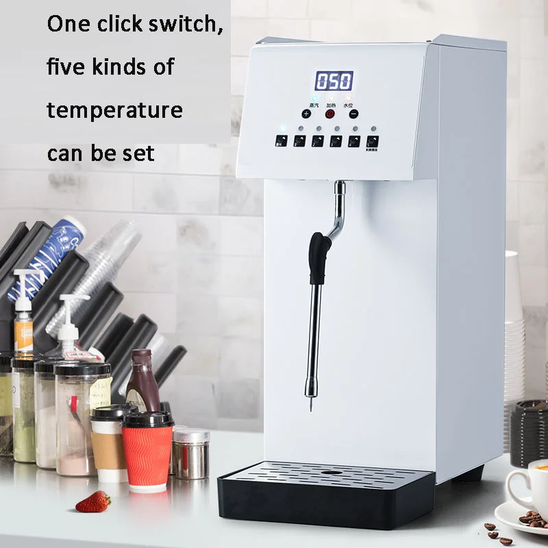 Electric 6L Espresso Coffee Milk Froth Maker Steam Machine Commercial Professional Intelligent Milk Frother Steam Machine Boiler 3
