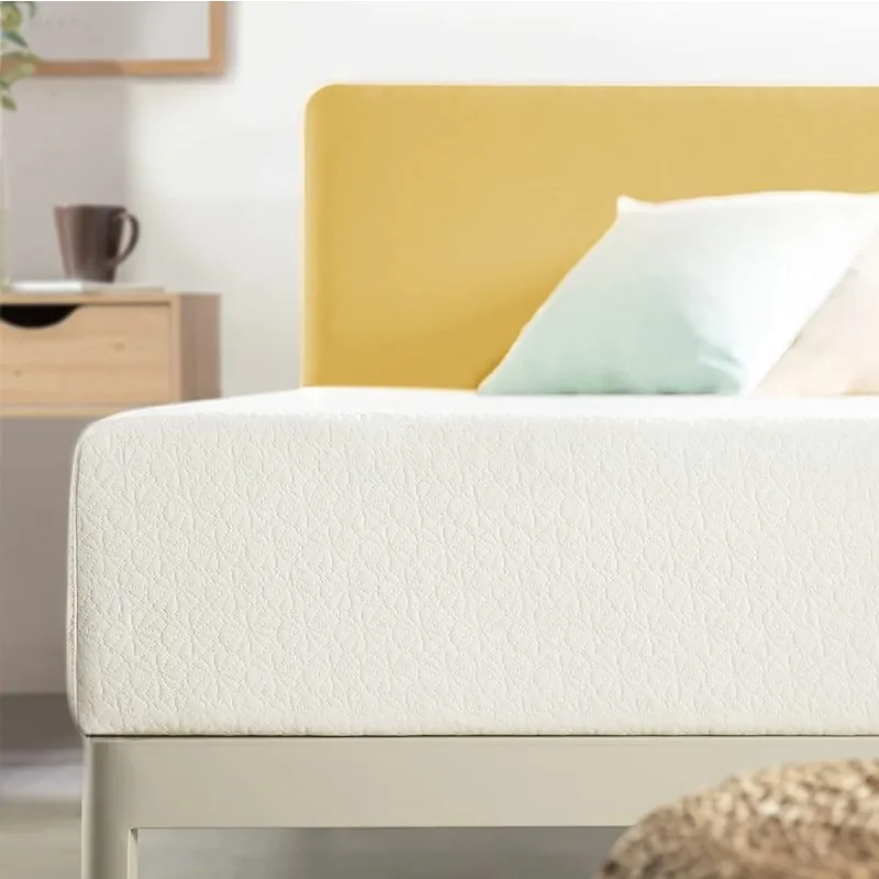 

Best Price Mattress 10 inch Queen Mattress Bed-In-A-Box, Green Tea Memory Foam , White