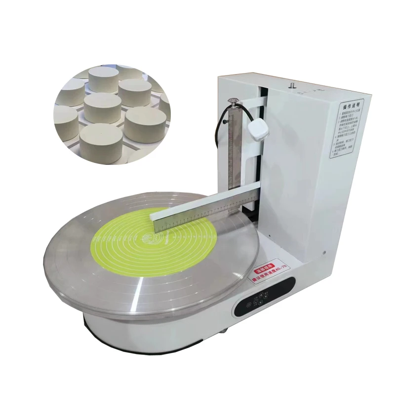 

4-18 inches Round Cake Icing Filling Decorating Machine Bread Cake Layer Cakes Cream Smearing Plastering Machine