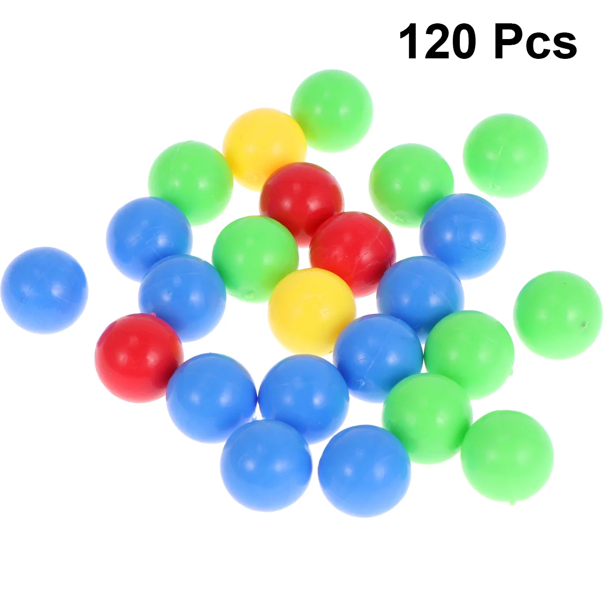 About 120pcs Game Replacement Balls Plastic Colorful Games Beads Game Toy (Random Color) Beans Beans Bead