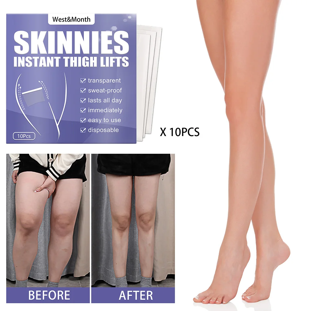 10 шт. невидимые наклейки для подтяжки ног без латекса | Красота и здоровье