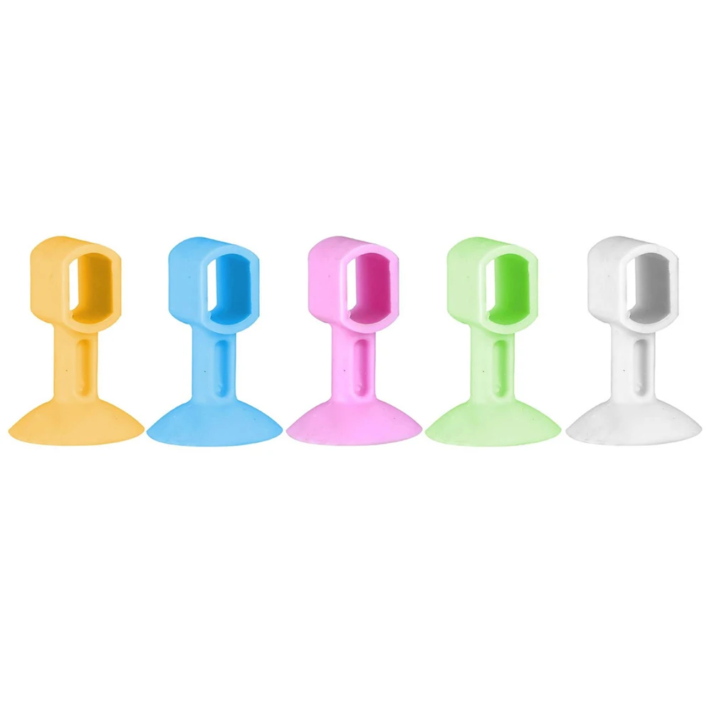 Door Stopper Baby Safety Protector Guard Silicone Wall Protector Anti-Collision Door Stops Punch free O Shape For Bathroom 1pc door stopper silicone door stopper door stopper bumpers silicone rubber bumpers