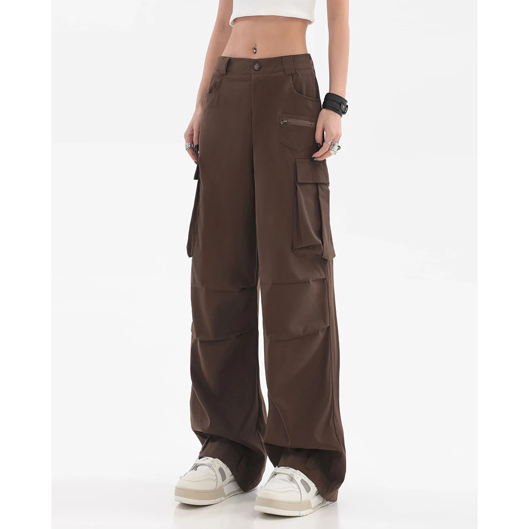 

2023 Y2K retro American high street cross embroidery print design sense suede trousers men hiphop trend straight casual trousers