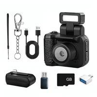 1080P Y4000 HD Mini Keychain Camera With Screen Portable Retro kids Cam Ultra Compact Pocket DV Video Recorder With Flash Lamp - Image 2